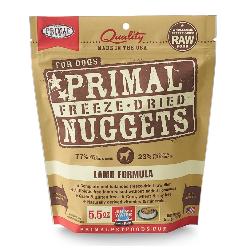Primal Dog Freeze-Dried Lamb Nuggets 14oz