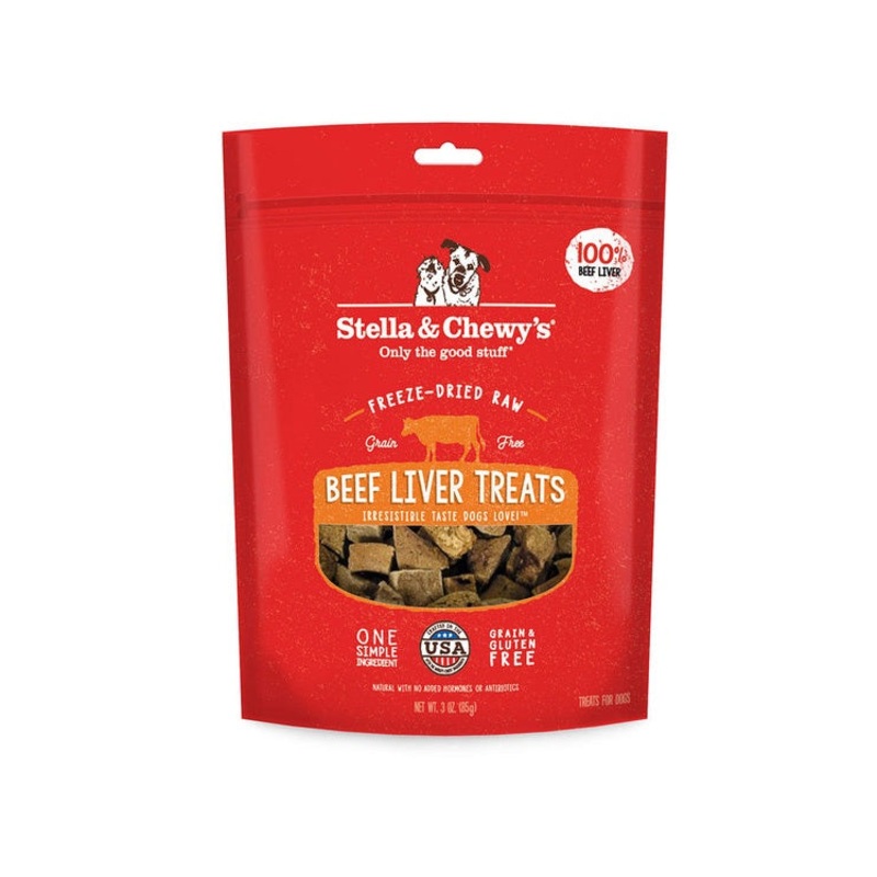 Stella & Chewy's Freeze-Dried Beef Liver Dog Treats 3oz