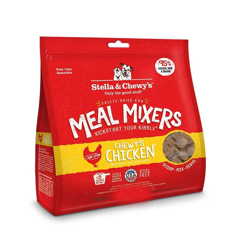 Stella & Chewys Freeze-Dried Chicken Meal Mixers for Dogs 8oz
