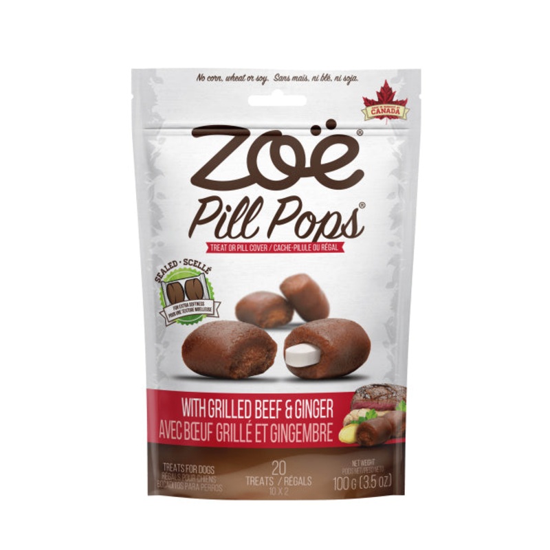 Zoe Pill Pocket for Dogs & Cats - Beef & Ginger 3.5oz
