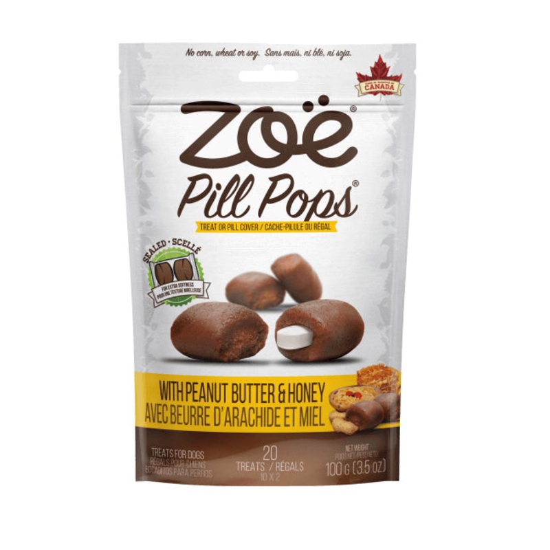 Zoe Pill Pocket for Dogs & Cats - Peanut Butter & Honey 3.5oz