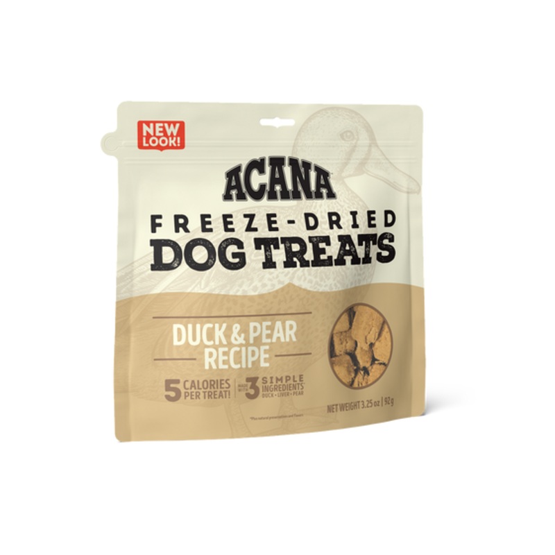 Acana Singles Duck & Pear Freeze-Dried Dog Treats 3.25oz