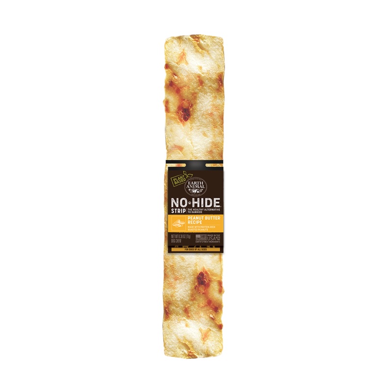Earth Animal Peanut Butter No-Hide Strip Dog Chew