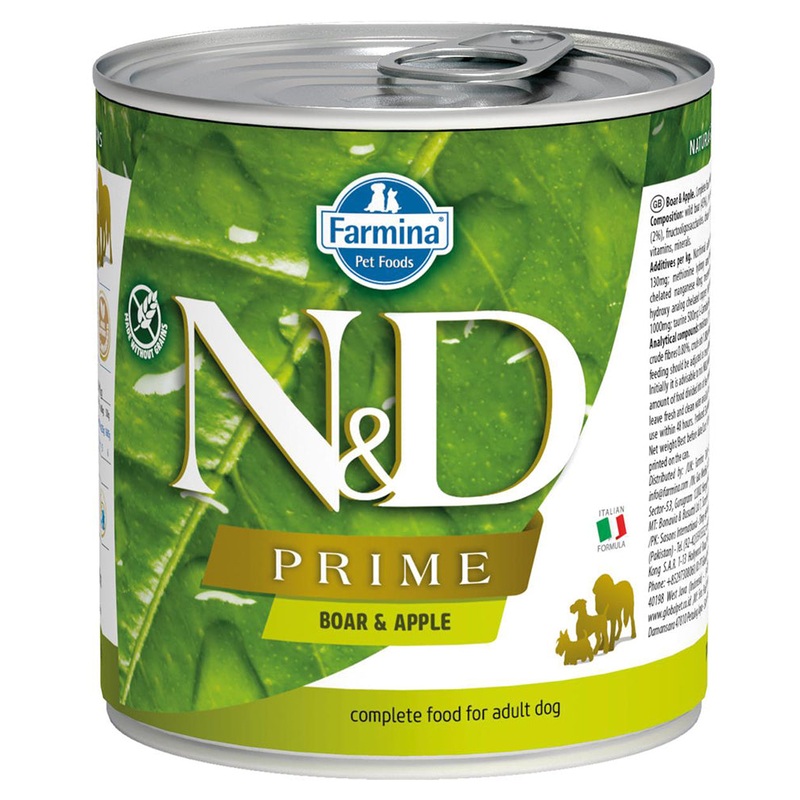 Farmina N&D Prime Boar & Apple Wet Dog Food 10oz