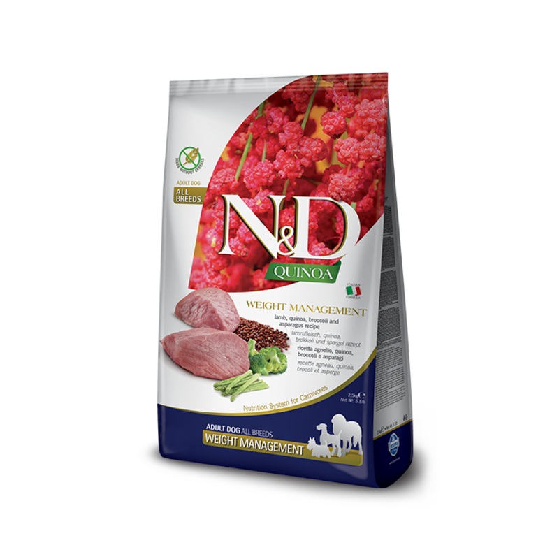 Farmina N&D Quinoa Lamb Weight Management Adult Dry Dog Food 15.4lb