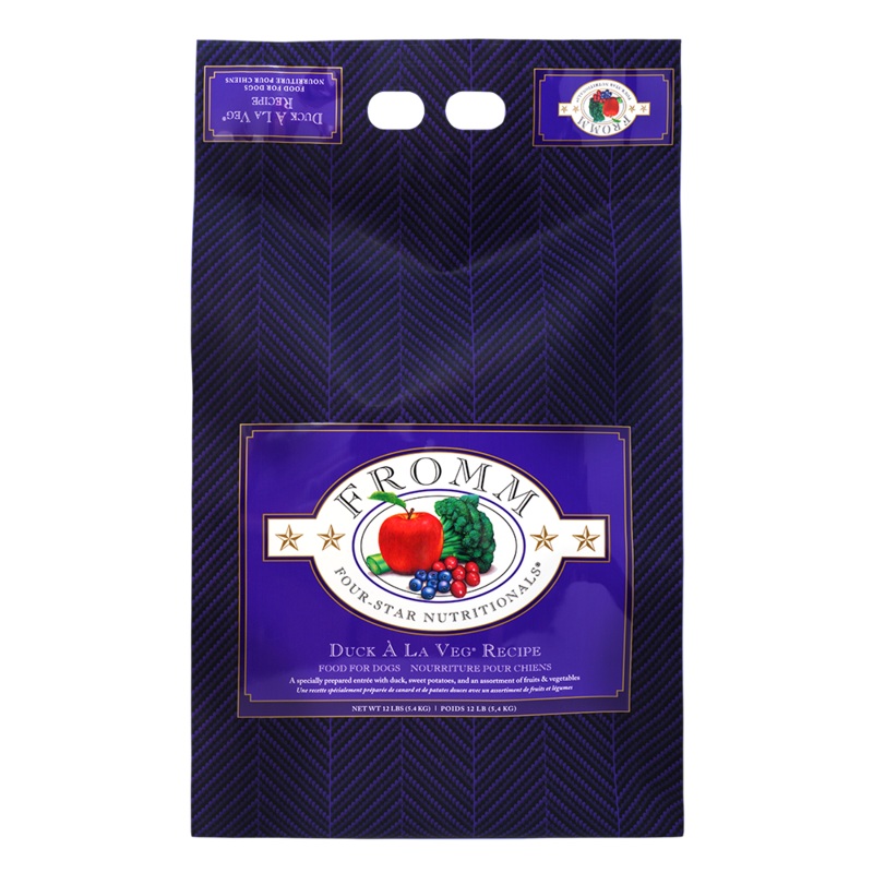 Fromm Four Star Duck  la veg Dry Dog Food 12lb