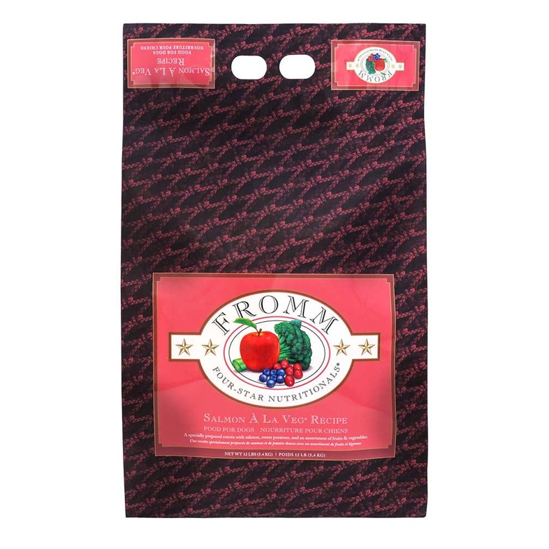 Fromm Four Star Salmon A La Veg Dry Dog Food 12lb
