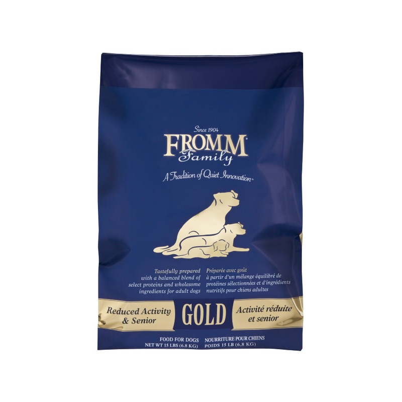 Fromm Gold Reduced Activity Senior Dry Dog Food 15lb