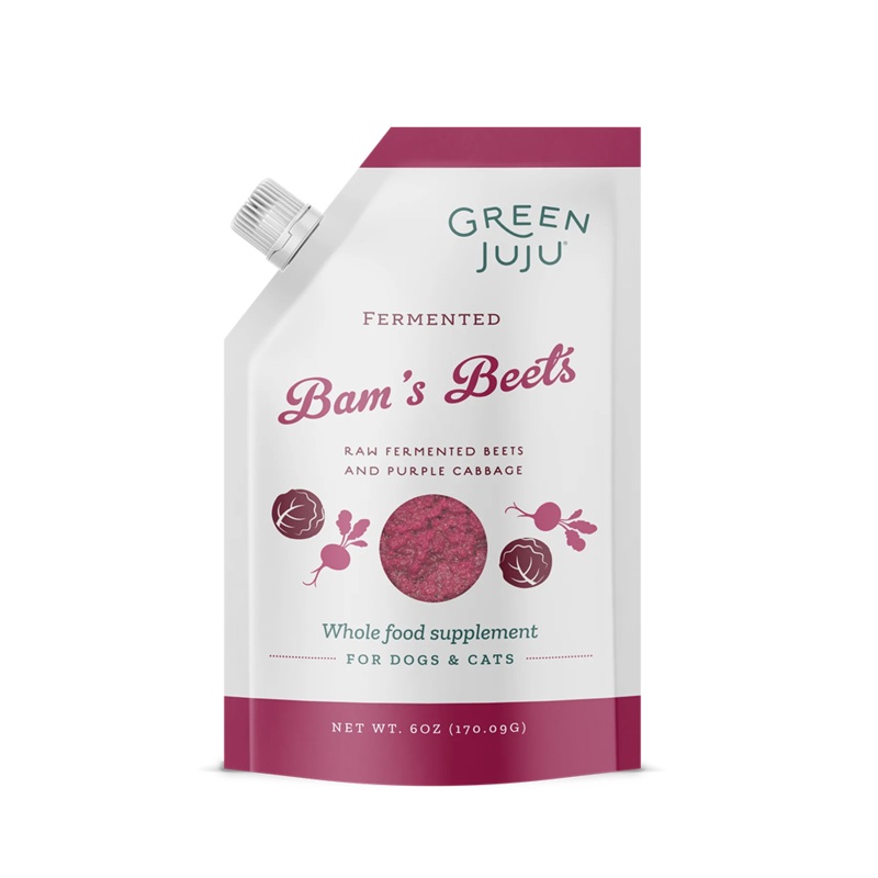 Green Juju Bam's Beets Raw Fermented Supplement for Dogs & Cats 6oz