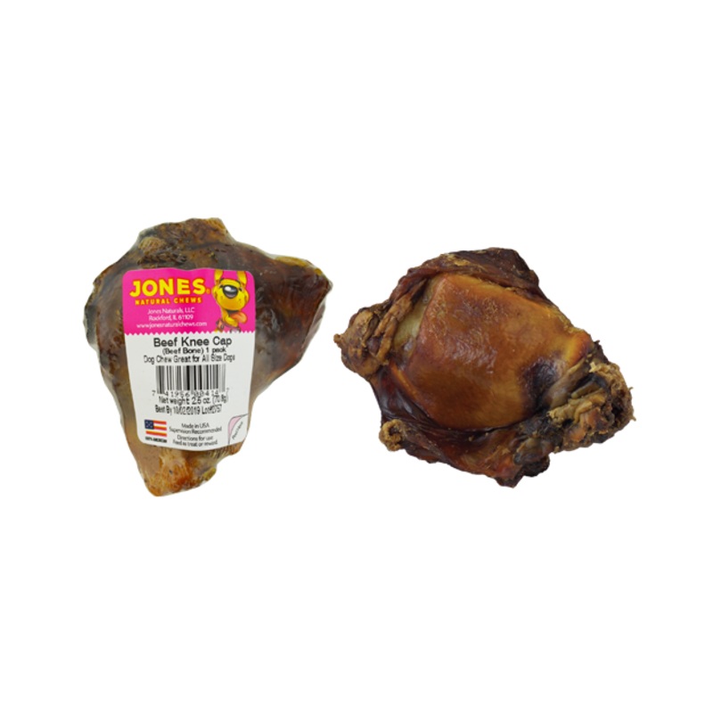 Jones Natural Beef Knee Cap Bone for Dogs