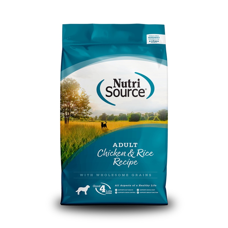 NutriSource Adult Chicken & Rice Dry Dog Food 26lb
