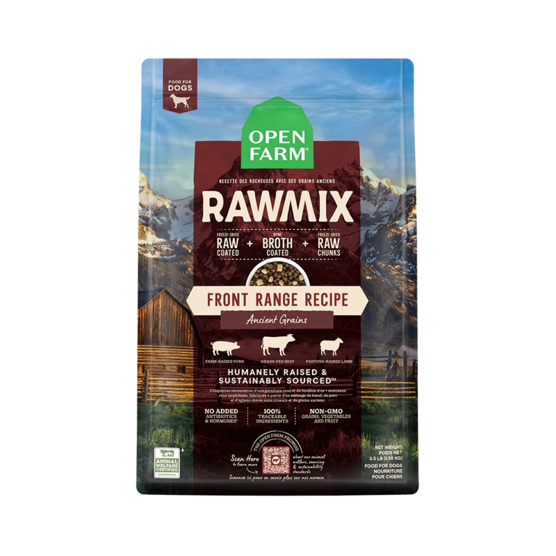 Open Farm RawMix Front Range Ancient Grains Dry Dog Food 20lb