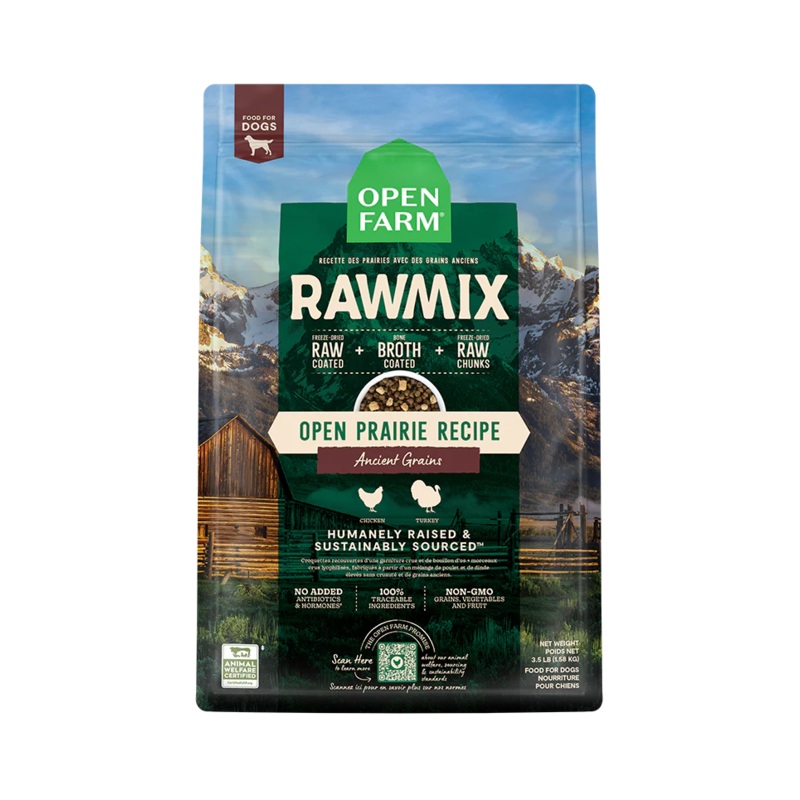 Open Farm RawMix Open Prairie Ancient Grains Dry Dog Food 20lb