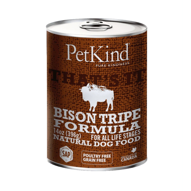 PetKind Wet Dog Food Limited Ingredient Bison 12oz