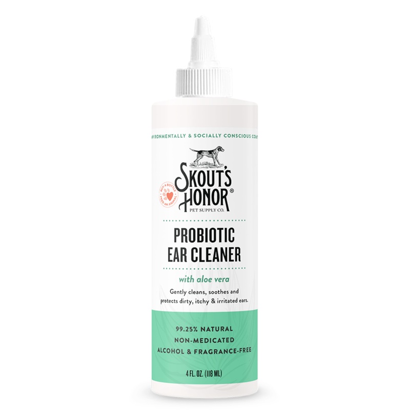 Skout's Honor Probiotic Ear Cleaner for Dogs & Cats 4oz