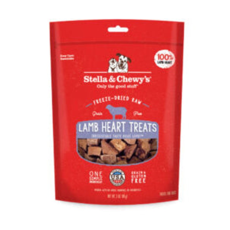 Stella & Chewy's Freeze-Dried Lamb Heart Dog Treats 3oz