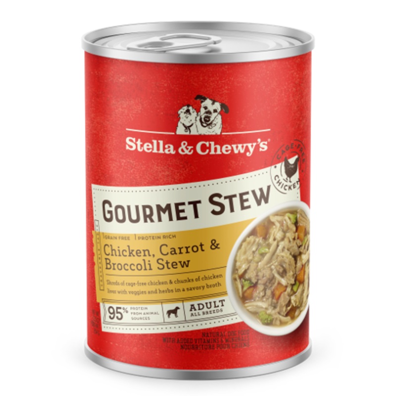 Stella & Chewy's Gourmet Stew for Dogs with Chicken, Carrot & Broccoli 12.5oz