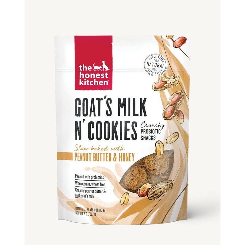 The Honest Kitchen Goat's Milk N' Cookies - Peanut Butter & Honey 8oz