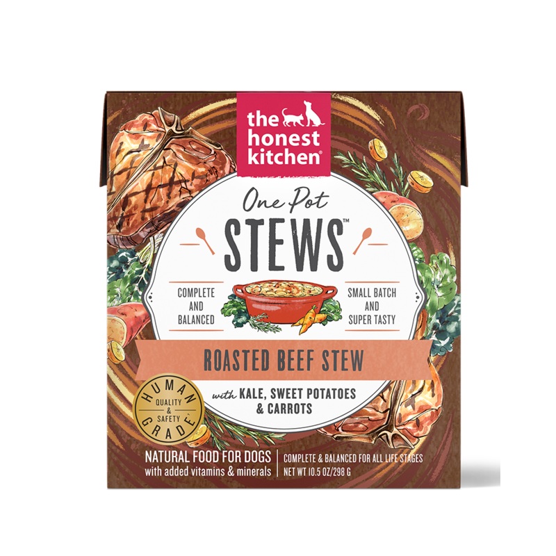 The Honest Kitchen One Pot Stew - Roasted Beef Wet Dog Food 10.5oz