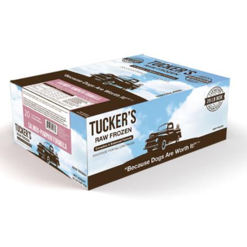 Tuckers Raw/Frozen Salmon & Pumpkin Dog Patties 20lb