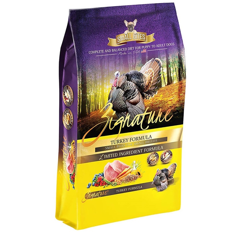 Zignature Turkey Small Bites Dry Dog Food 12.5lb
