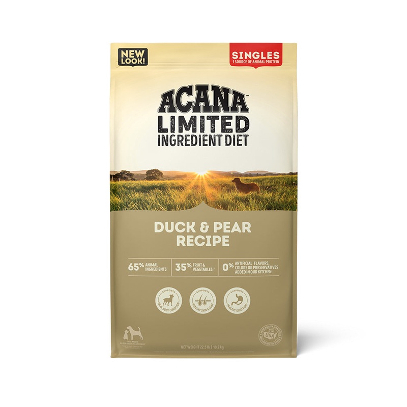 Acana Singles - Duck & Pear Dry Dog Food 22.5lb
