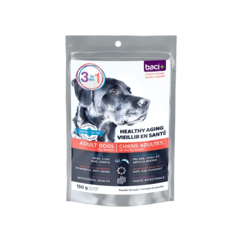 Baci+ Dog Supplement - 3-in-1 Healthy Aging for Adult Dogs