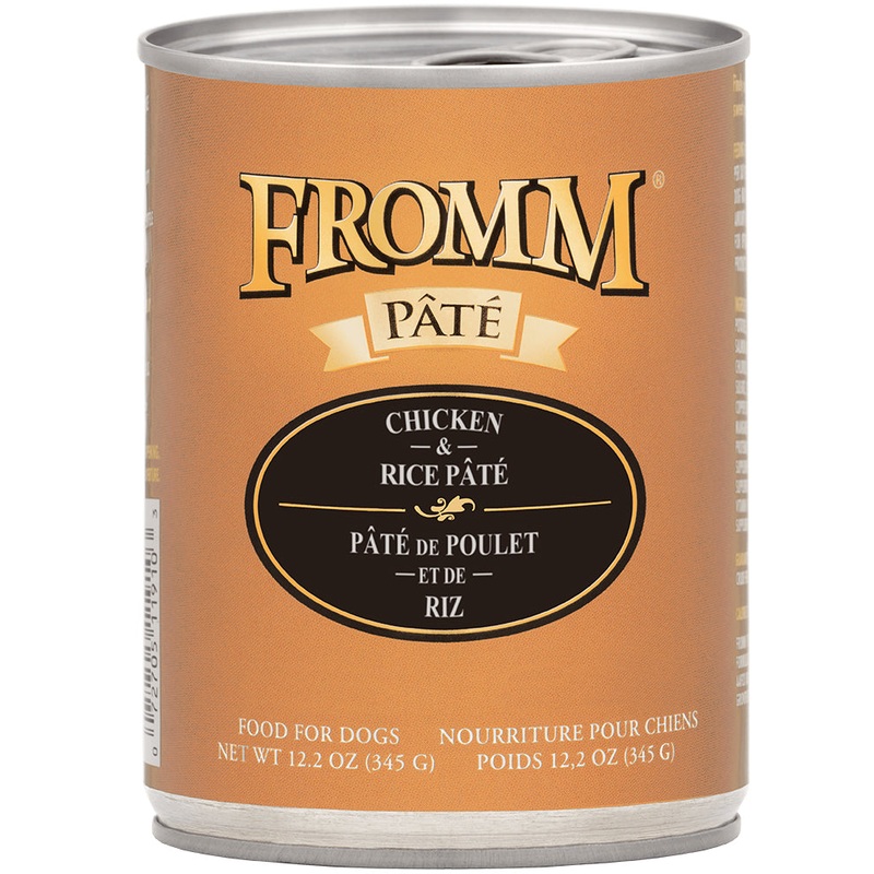 Fromm Chicken & Rice Pate Wet Dog Food 12 oz