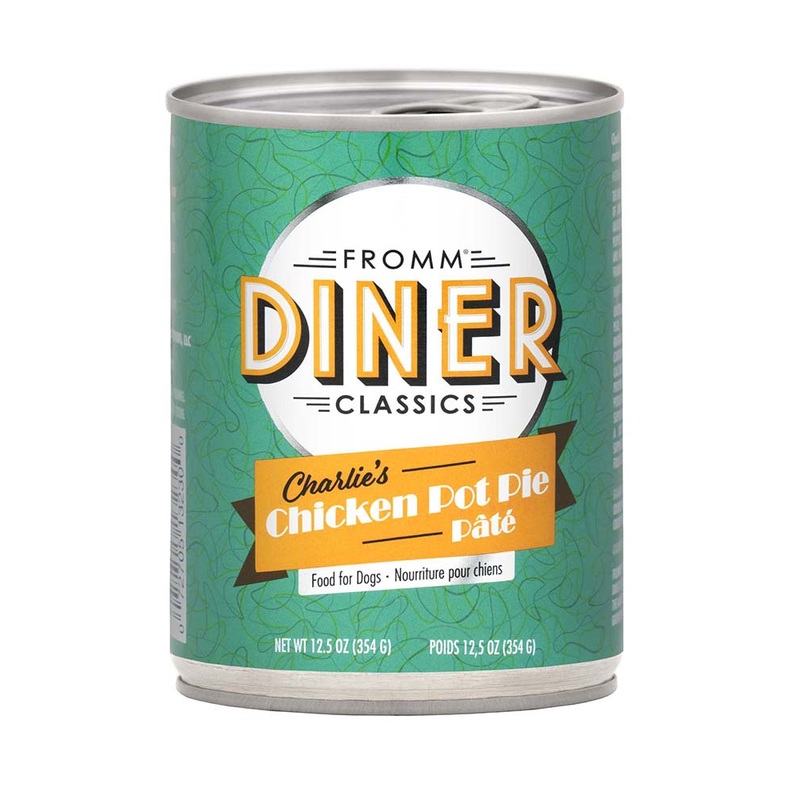 Fromm Diner Classics - Charlie's Chicken Pot Pie Pate Wet Dog Food 12.5oz