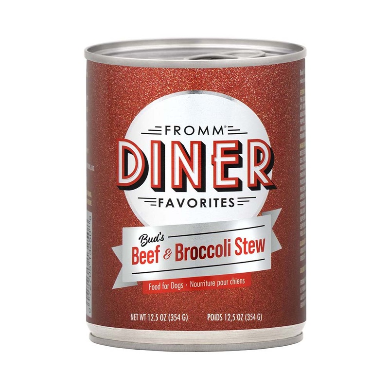 Fromm Diner Favorites - Bud's Beef & Broccoli Wet Dog Food 12.5oz