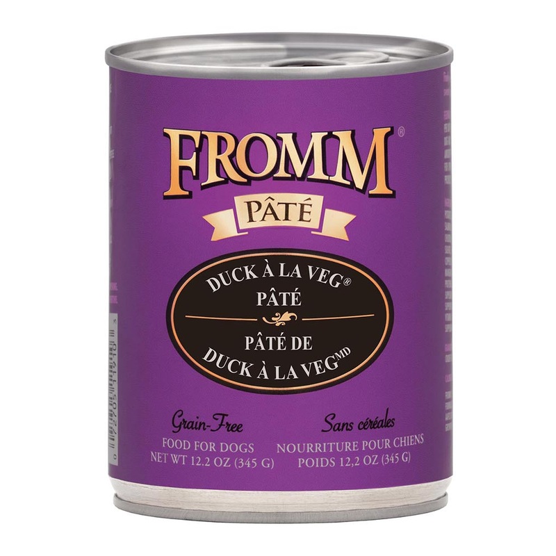 Fromm Gold Duck A La Veg Pate Wet Dog Food 12.2oz