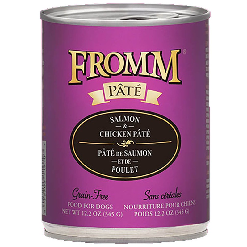 Fromm Salmon & Chicken Pate Wet Dog Food 12oz