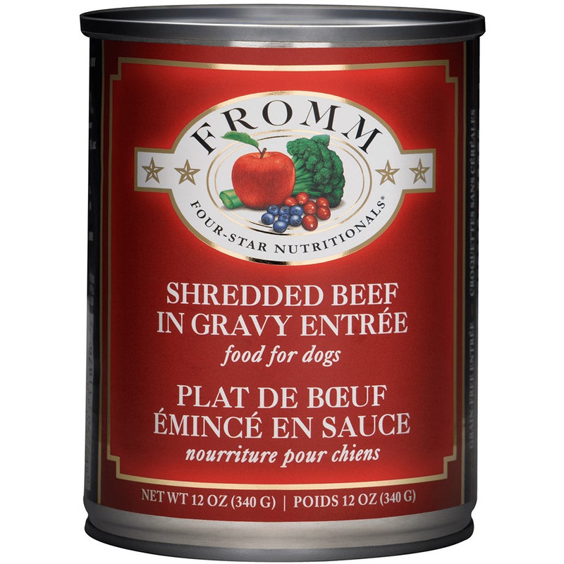 Fromm Shredded Beef in Gravy Canned Dog Food 13oz