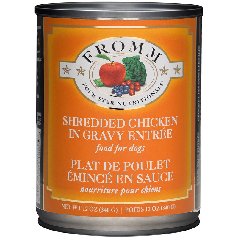 Fromm Shredded Chicken in Gravy Canned Dog Food 13oz