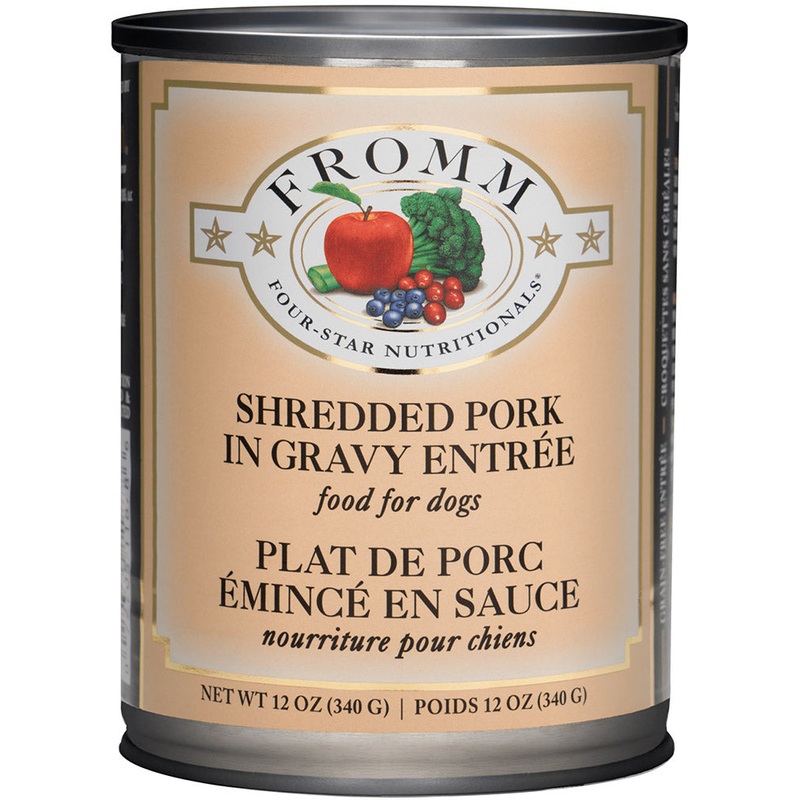 Fromm Shredded Pork in Gravy Canned Dog Food 13oz