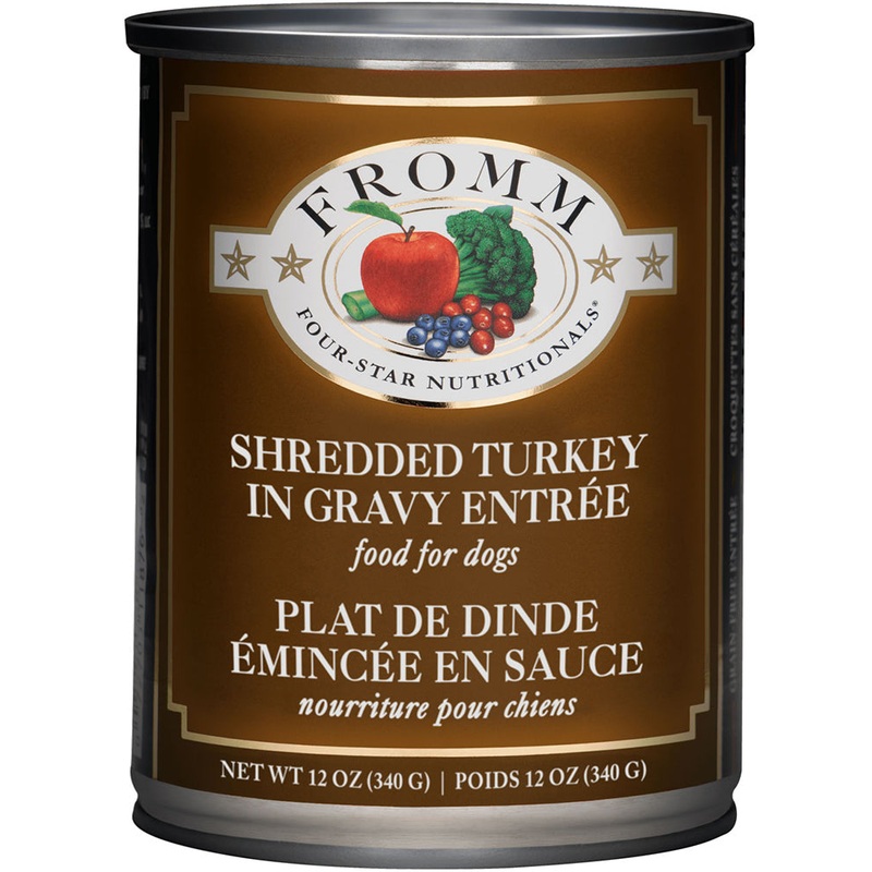 Fromm Shredded Turkey in Gravy Canned Dog Food 12oz