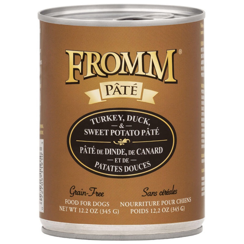 Fromm Turkey, Duck & Sweet Potato Pate Wet Dog Food 12 oz