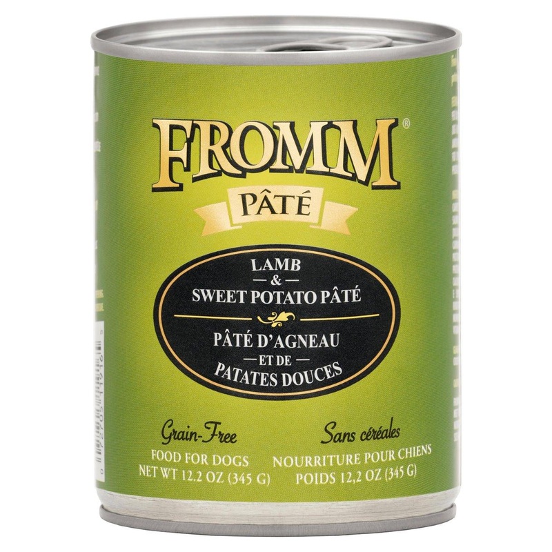 Fromm Wet Dog Food - Grain-Free Lamb and Sweet Potato Pate Canned