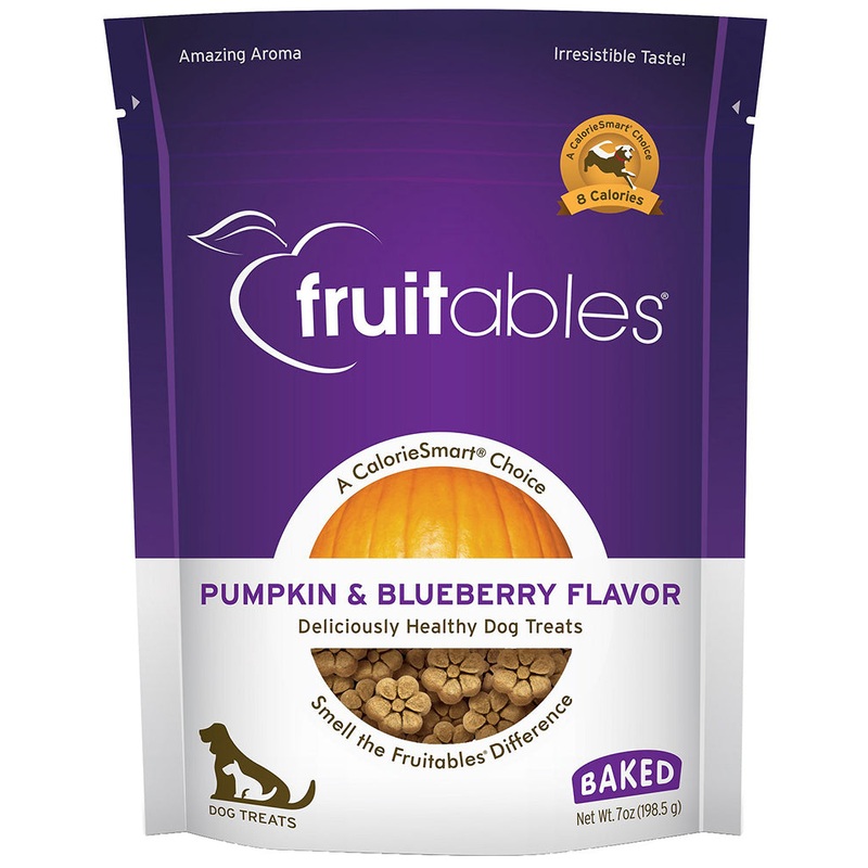 Fruitables Baked Pumpkin & Blueberry Dog Treats 7oz