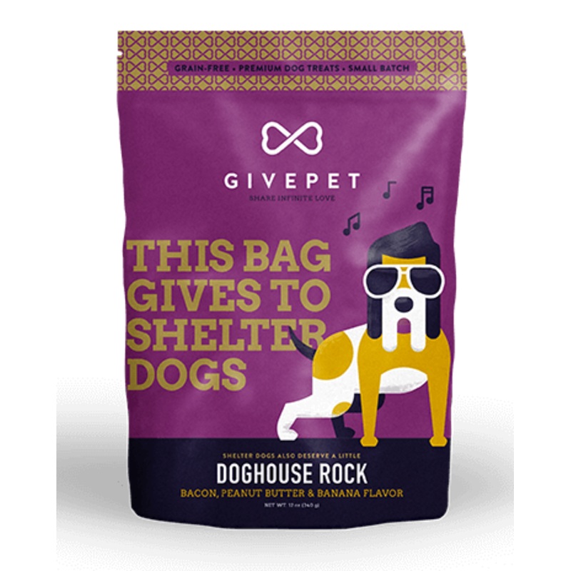 GivePet Dog House Rock Dog Treats 11oz