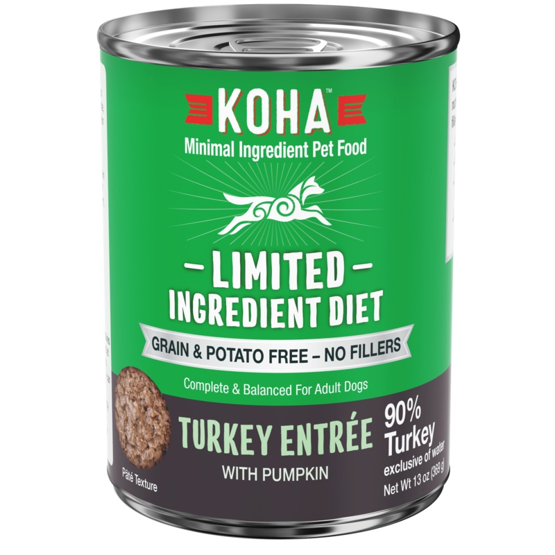 Koha Limited Ingredient Turkey Entre Wet Dog Food 13oz