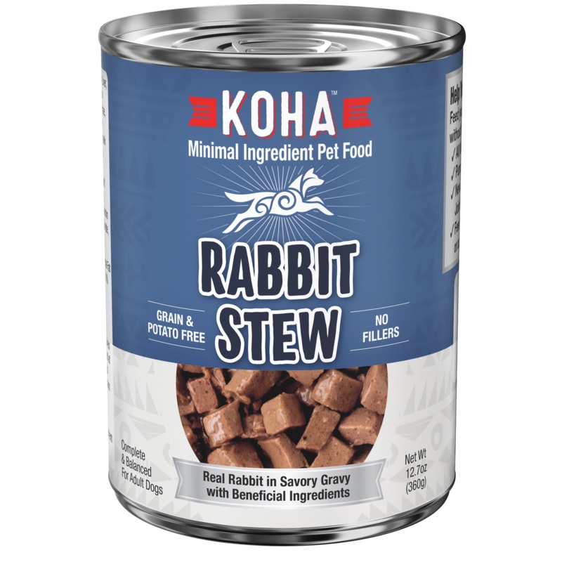 Koha Rabbit Stew Wet Dog Food 12.7oz