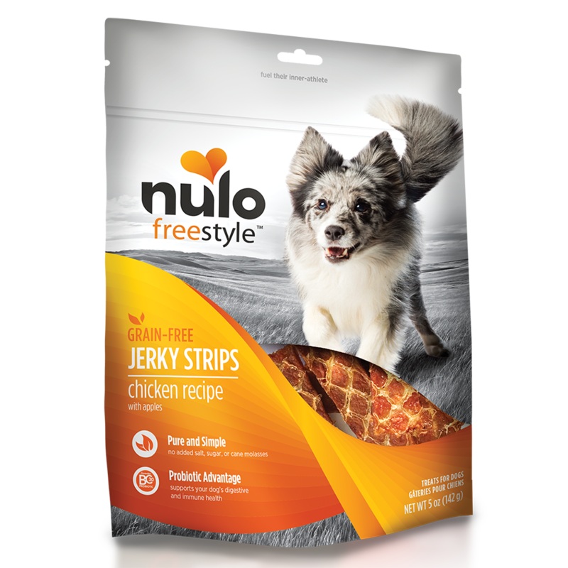 Nulo Freestyle Chicken & Apple Jerky Dog Treats 5oz