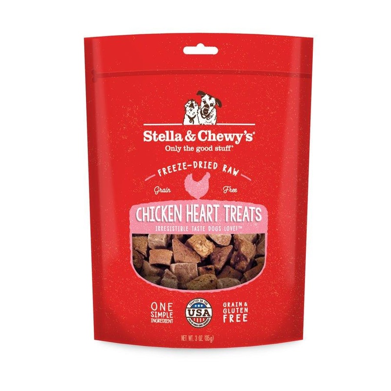 Stella & Chewy's Freeze-Dried Dog Treats - Chicken Heart