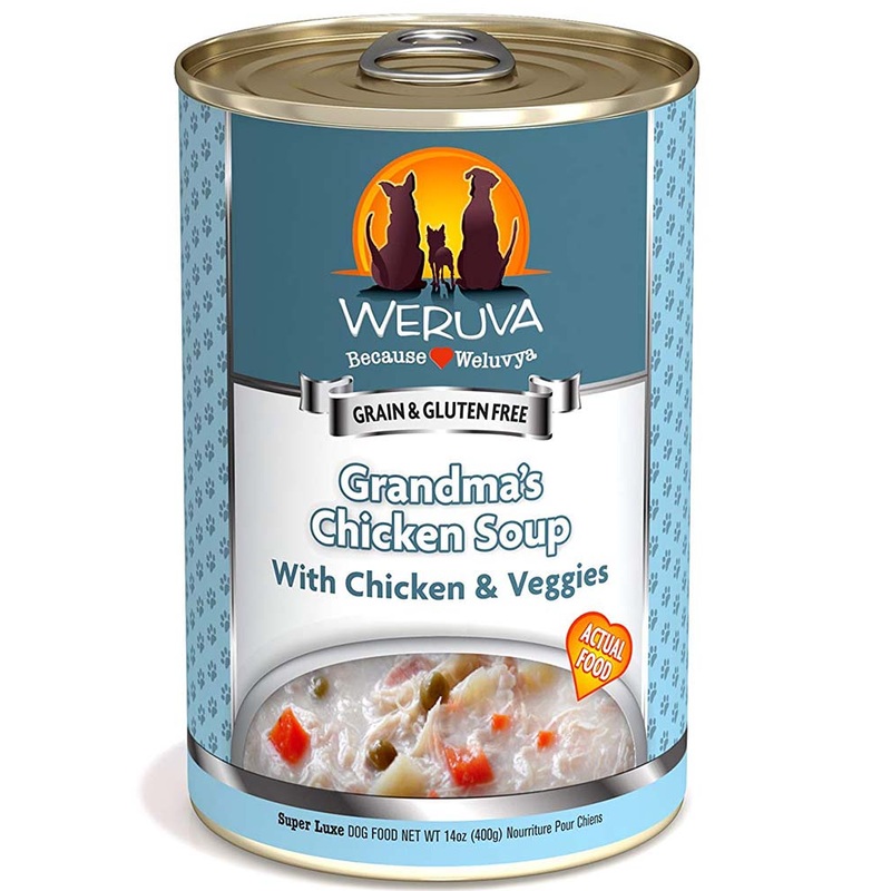Weruva Grandma's Chicken Soup Wet Dog Food 14oz
