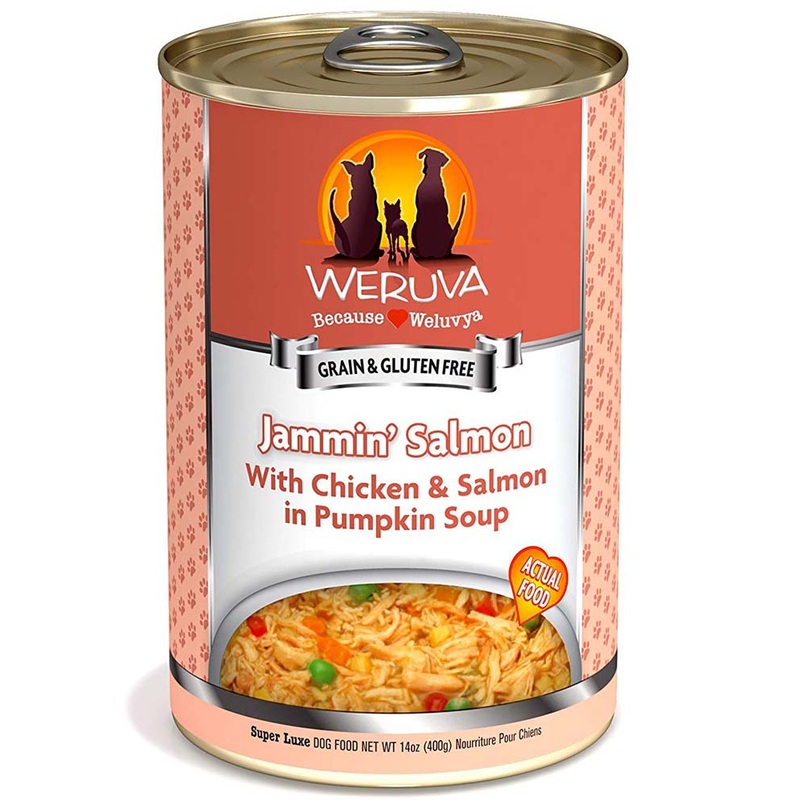 Weruva Jammin' Salmon Wet Dog Food 14oz
