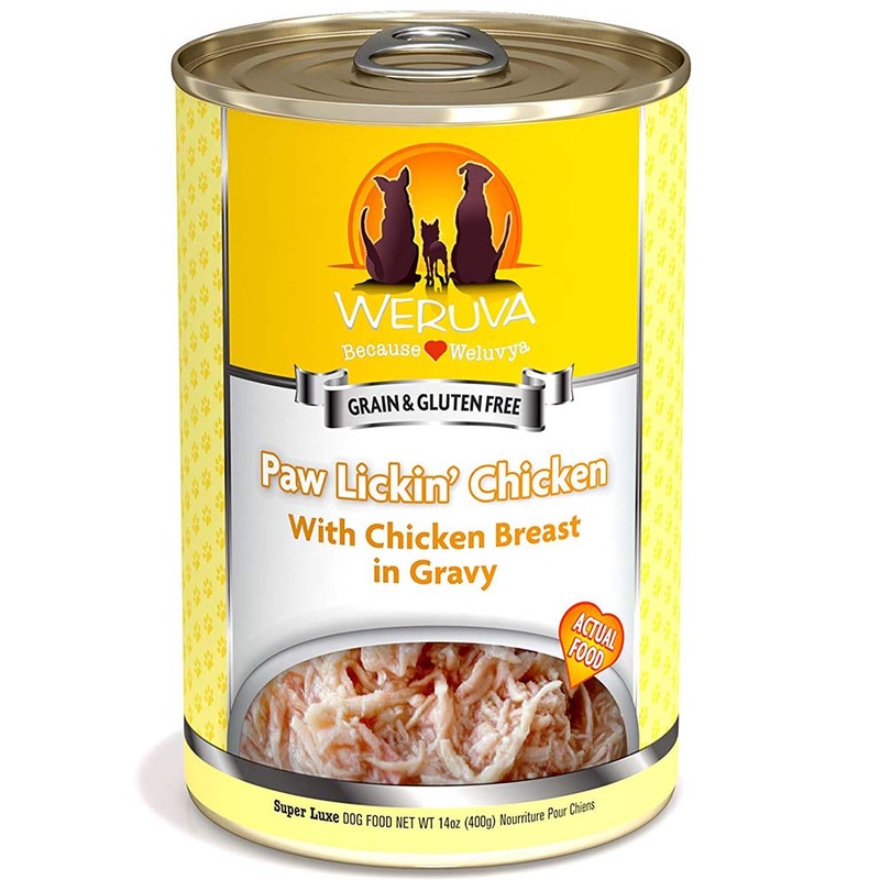 Weruva Paw Lickin' Chicken Wet Dog Food 14oz