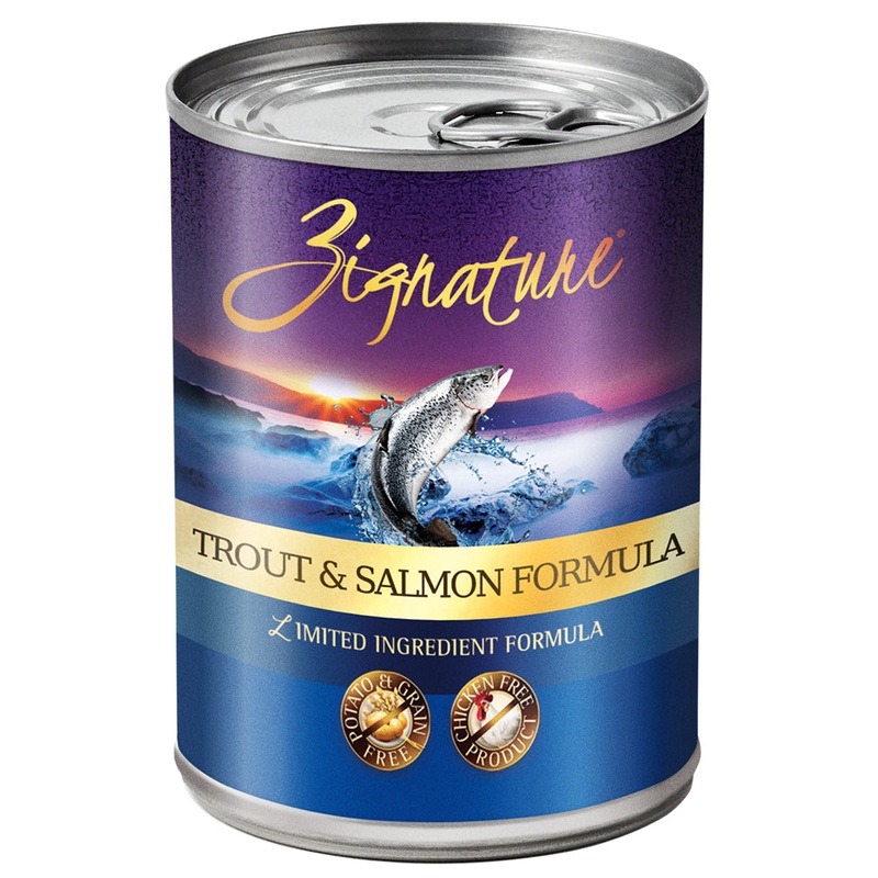 Zignature Trout & Salmon Wet Dog Food 13oz