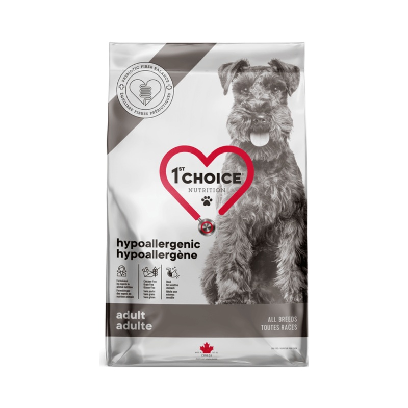 1st Choice Dry Dog Food - Adult All Breed Hypoallergenic Duck Grain Free