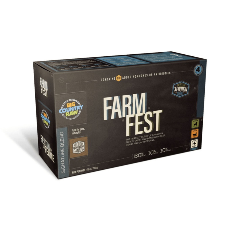 Big Country Raw Frozen Dog and Cat Food - Farm Fest Carton